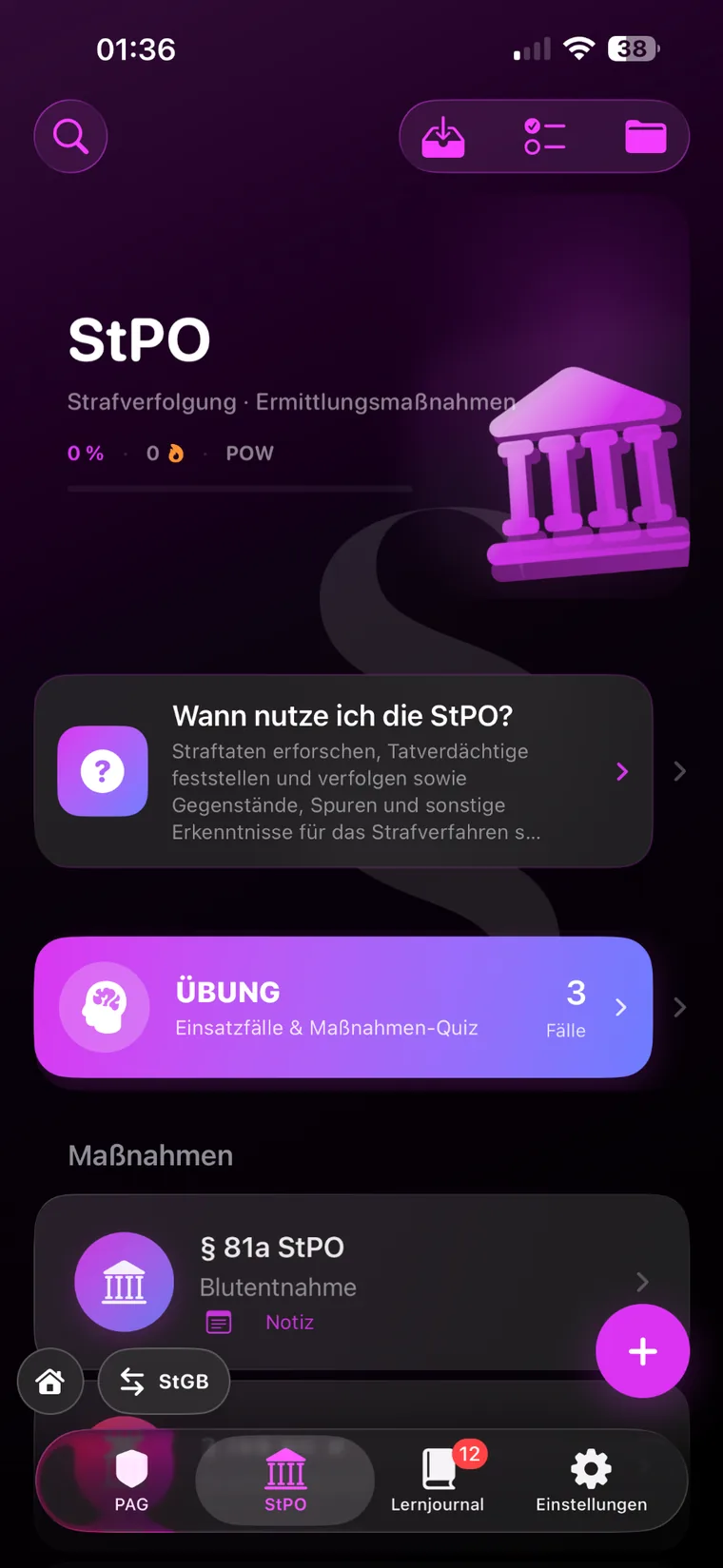 StPO-Bereich in Polizei-Guru